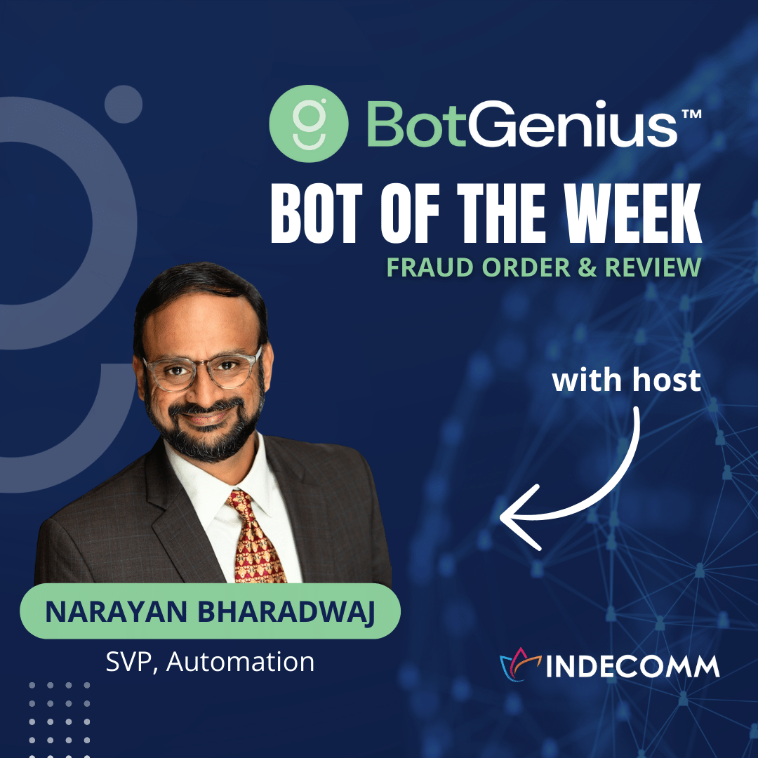 Bot of the Week: Fraud order & review