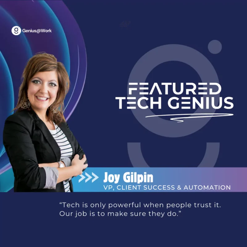 Joy Gilpin Indecomm VP Automation speaking about SaaS implementation